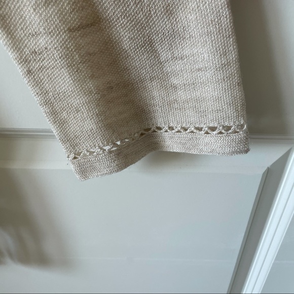 Joie Annalie Wool Linen Blend Fringed Sweater - Picture 7 of 12